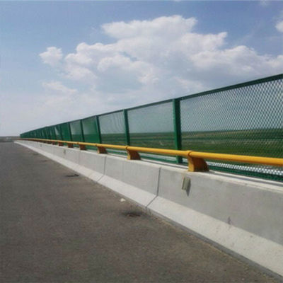Glass Reinforced Plastic Anti Dazzle Net , Highway Anti-Throw Net