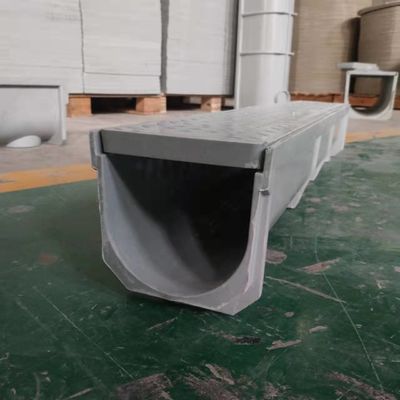 Residential Areas Fiberglass Drainage Ditch Chemical Resistant / Wear Resistant