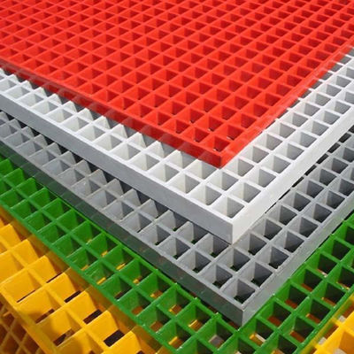 Non Slip FRP Fiberglass Grating Corrosion Resistant Lightweight