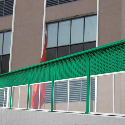 Glass Reinforced Plastic Sound Barrier , Highway / Railway Soundproof Barrier Wall