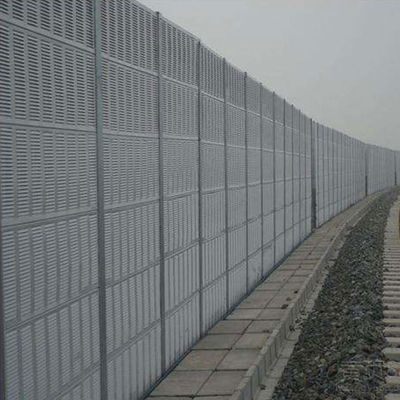 Road / Highway Acoustic Soundproofing Walls 1.0mm-2.5mm Sound Barrier Wall Panels