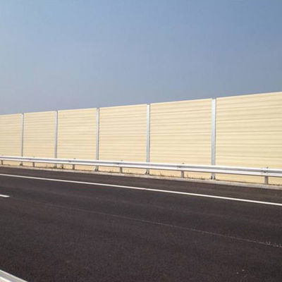 Rock Wool Spray Plastic Freeway Noise Wall Customized Height