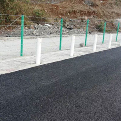 Solid / Hollow FRP Square Pipe Barbed Wire Column Sun Resistant / Heat Resistant
