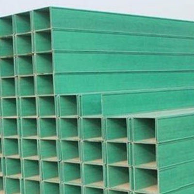 Phenolic Solid Cable Tray Anti Corrosion Anti Rust Fireproof Cable Tray FRP