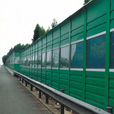 High Stability Freeway Sound Barrier Walls Green Road Sound Barrier Eco Friendly