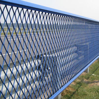 Impregnated Green Highway FRP Anti Dazzle Netting Height Customized