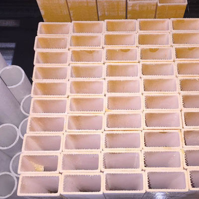 Highway FRP Square Pipe Rectangle Shape Isolation Farm Fence Posts