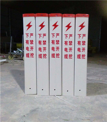 Lightweight Fiberglass Sign Posts 100m Customized convenient transportation